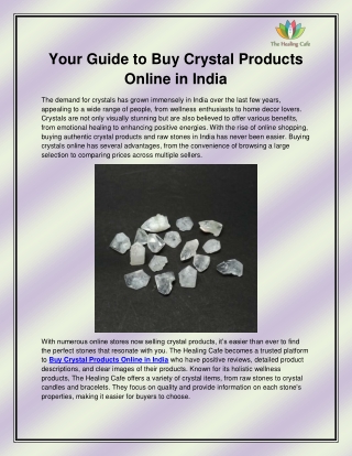 Buy Crystal Products Online in India