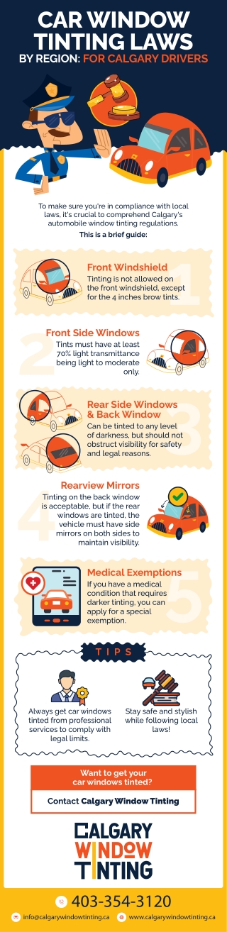 Car Window Tinting Laws by Region: For Calgary Drivers