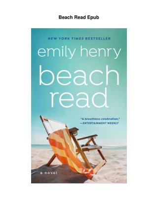 Beach Read Free