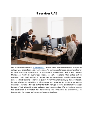 IT services UAE