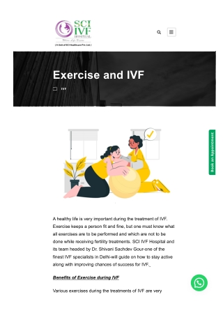 Exercise and IVF: Dos and Don’ts During Fertility Treatment