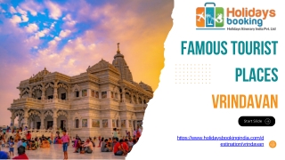 Famous Tourist Places Vrindavan