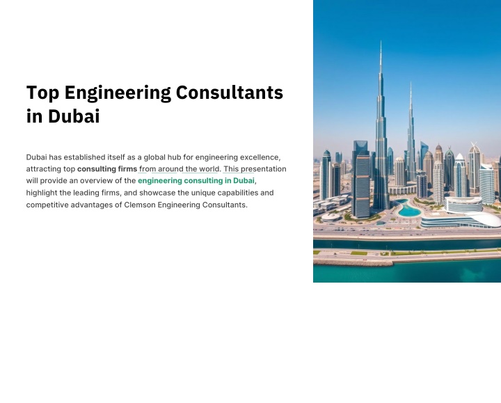 top engineering consultants in dubai