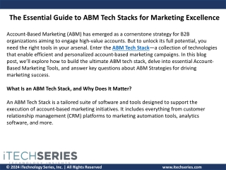 The Essential Guide to ABM Tech Stacks for Marketing Excellence