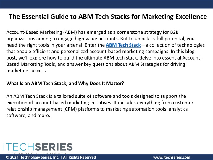 the essential guide to abm tech stacks