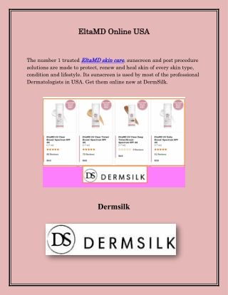 EltaMD Skin Care, dermsilk