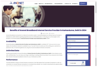 Choose the Top Internet Service Provider in Karkarduma