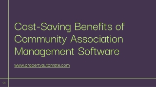 Cost-Saving Benefits of Community Association Management Software