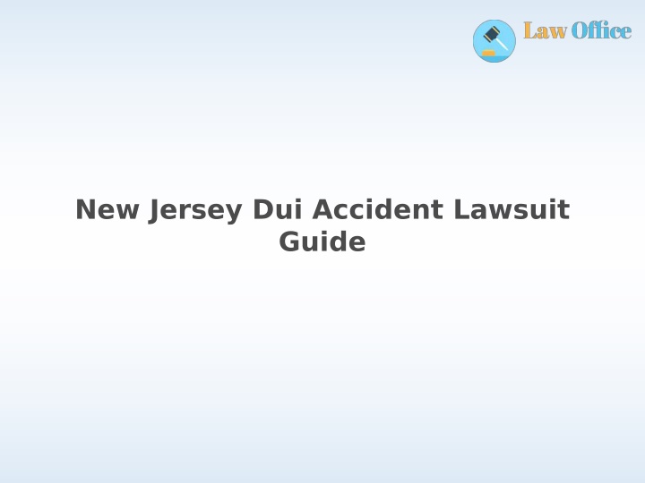 new jersey dui accident lawsuit guide