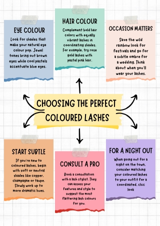 Choosing the Perfect Coloured Lashes