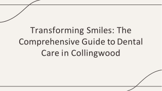 collingwood dentist