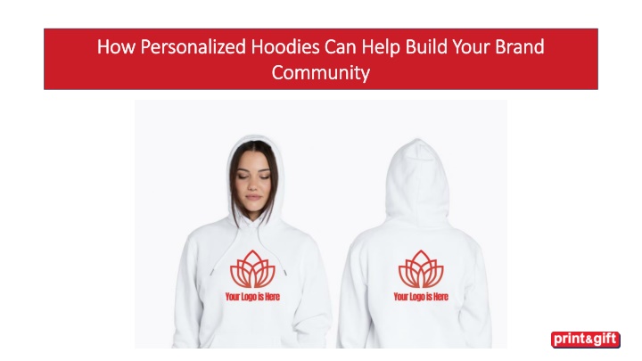 how personalized hoodies can help build your brand community