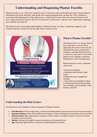 Plantar Fasciitis Treatment in Baner, Pune - Dr. Ishan Shevate