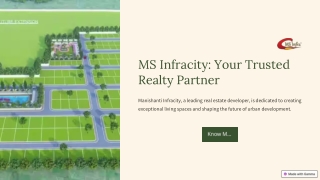 Your Ideal Family Home in Gorakhpur by MS Infracity