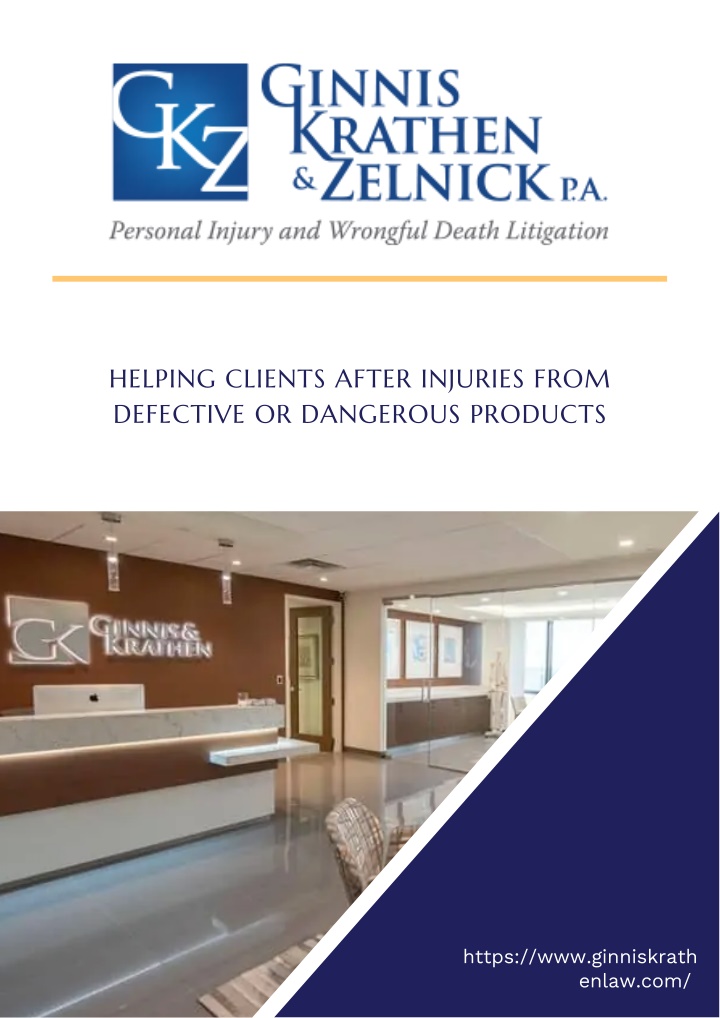 helping clients after injuries from defective