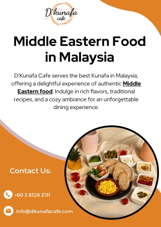 middle eastern food in malaysia