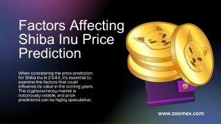 Factors Affecting Shiba Inu Price Prediction