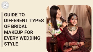 A Guide to Different Types of Bridal Makeup for Every Wedding Style