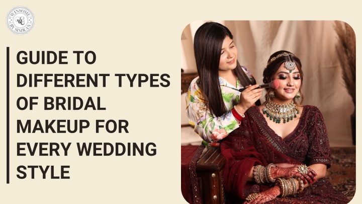 guide to different types of bridal makeup