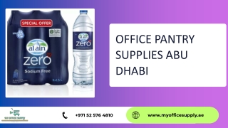 office pantry supplies abu dhabi