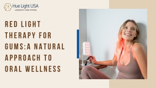 Red Light Therapy for Gums