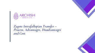 ZIFT Treatments For Infertility - Archish Fertility & IVF