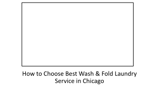 How to Choose the Best Wash & Fold Laundry Service in Chicago | Laundry Gopher