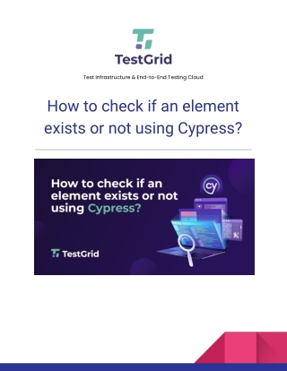 test infrastructure end to end testing cloud