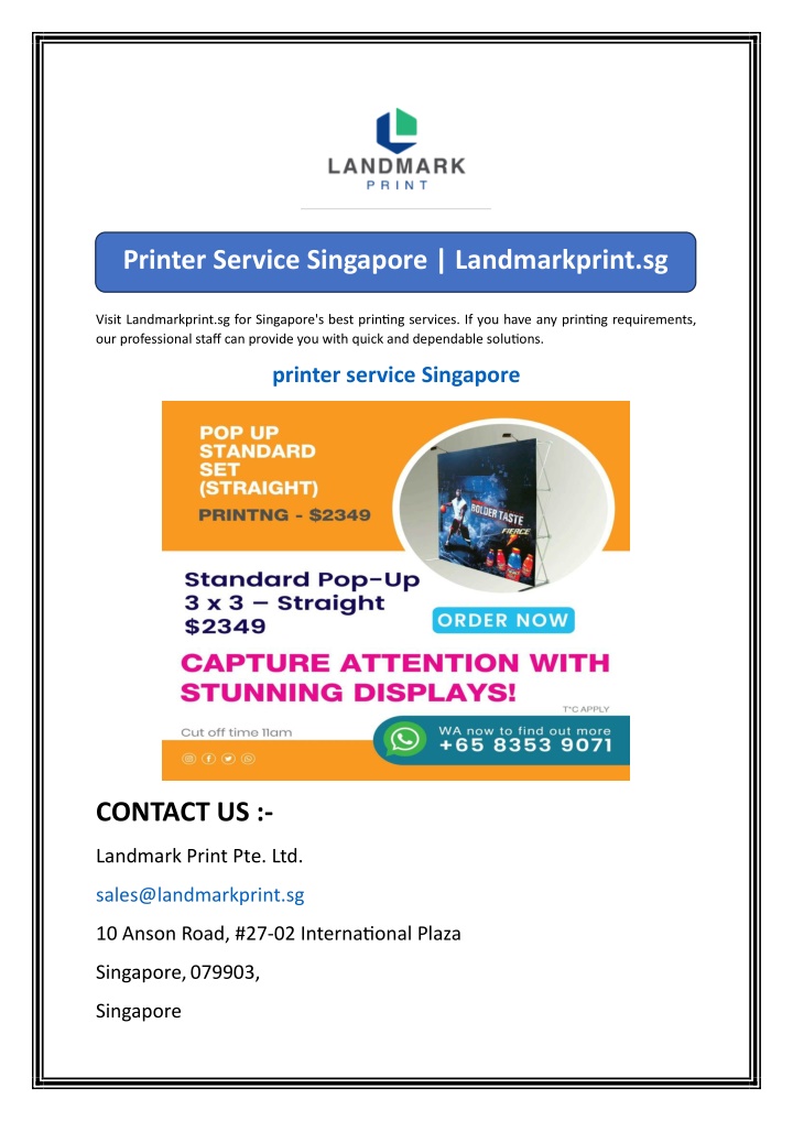 printer service singapore landmarkprint sg