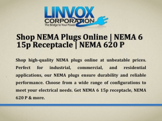 Shop NEMA Plugs Online | NEMA 6 15p Receptacle | NEMA 620 P