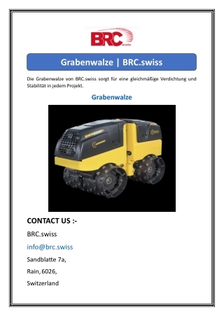 grabenwalze brc swiss