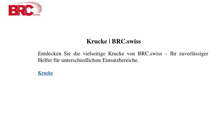 krucke brc swiss