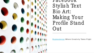 facebook stylish text bio art making your profile stand out