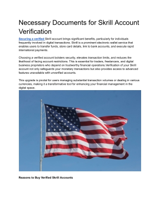 necessary documents for skrill account