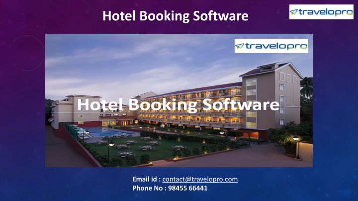 hotel booking software