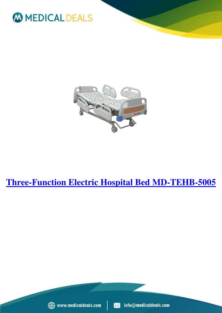 three function electric hospital bed md tehb 5005