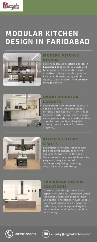 Modular Kitchen Design In Faridabad