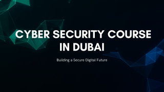 Top Cyber Security Course for a Secure Future