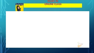 rules in online class