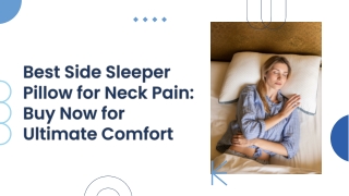 Best Pillow for Side Sleepers Expert Reviews and Buying Guide