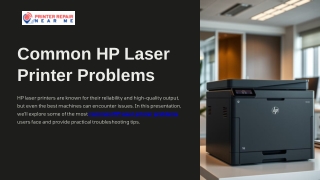 Common HP Laser Printer Problems & Solutions | 045490505