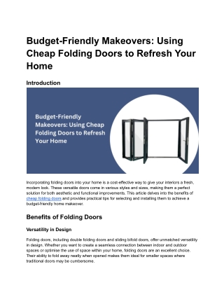 budget friendly makeovers using cheap folding