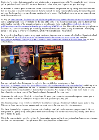 Inevitable Considerations To Make In Internet Casinos Bonus Terms