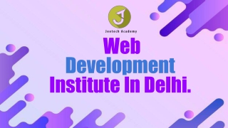 web development institute in delhi
