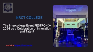 The Intercollege Event FESTRONIX-2024 as a Celebration of Innovation and Talent