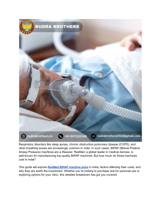 ResMed BIPAP Machine Price in India_ A Comprehensive Guide (1)