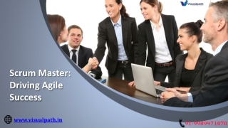 scrum master driving agile success