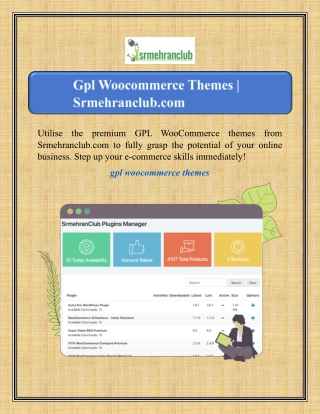 utilise the premium gpl woocommerce themes from