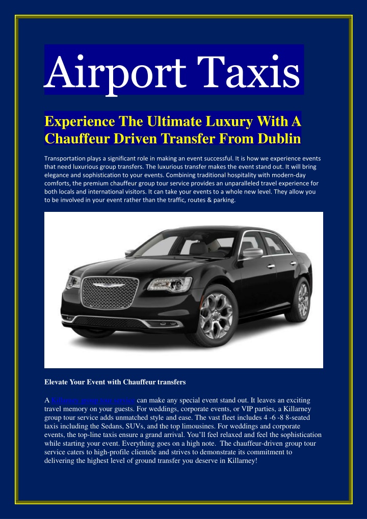 airport taxis