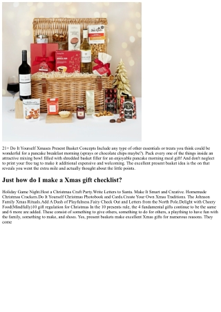 19 Thoughtful Diy Present Basket Ideas For Xmases!